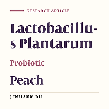 Chemical, Sensory and Survival Properties of Lactobacillus Plantarum in Peach Juice