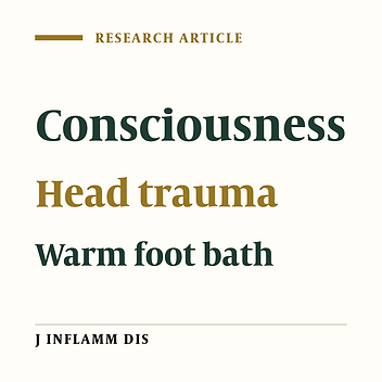 The Effect of Warm Foot Bath on the Consciousness Level of Patients With Head Trauma