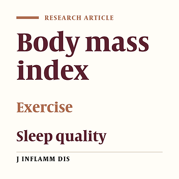 The Relationship of Sleep Quality With Body Mass Index in Male College Students With and Without Regular Exercise