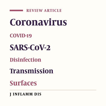 Stability of SARS-CoV-2 in Different Environments and the Effect of Disinfectants on its Survival