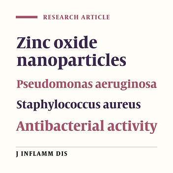 Antibacterial Effect of Zinc Oxide Nanoparticles on Standard Strains and Isolates of Pseudomonas Aeruginosa and Staphylococcus Aureus
