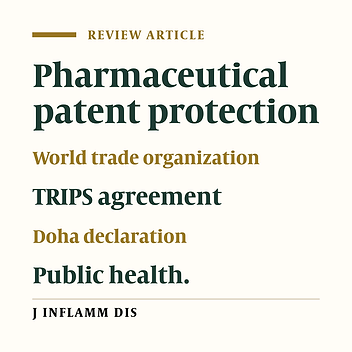 Evaluation of Rights Related to Public Health and Pharmaceutical Patents and Existing Conflicts According to National and International Laws