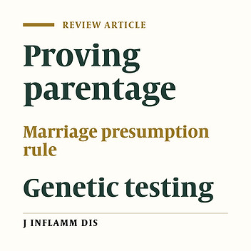A Comparative Study on Presumption of Marriage Rule and Genetic Testing for Proving Parentage Under Iranian Law