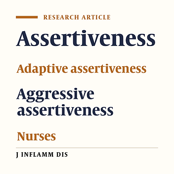 Effect of Assertiveness Training on Adaptive and Aggressive Assertiveness in Nurses