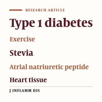 Effect of Eight Weeks of Endurance Training and Stevia Supplemention on Atrial Natriuretic Peptide and β-Myosin Heavy Chain Expression Levels in Heart Tissue of Rats With Type 1 Diabetes