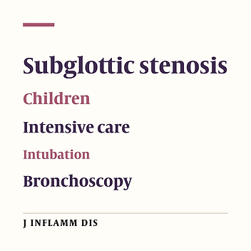 A 10-year-old Child with Severe Subglottic Stenosis Following Intubation: A Case Report