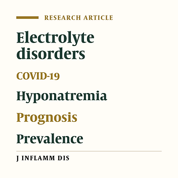 Hyponatremia at Admission in Hospitalized Patients With COVID-19: Risk Factors and Impact on Prognosis