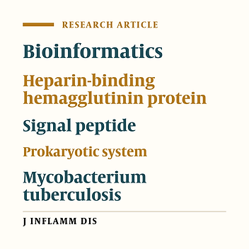 Prediction of an Efficient Signal Peptide for Optimized Expression of Mycobacterium Tuberculosis Heparin-binding Hemagglutinin Gene in Periplasmic Compartment of Escherichia Coli: A Bioinformatics Investigation