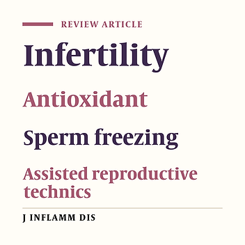 Effect of Antioxidant on Sperm Freezing