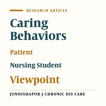 Patients and Nursing Students’ Viewpoints on the Importance of Caring Behaviors in a Hospital Affiliated to Shahrekord University of Medical Sciences in Iran