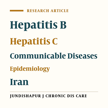 Changing the Epidemiology and Pattern of Hepatitis B and C in the South of Fars Province, Southern Iran: 2015 - 2021