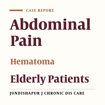 Case Study of an Old Woman With Complain of Recurrent Abdominal Pain