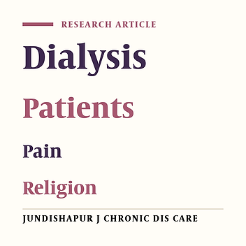 The Role of Religious Coping in Perception of Suffering among Patients Undergoing Dialysis
