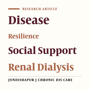 Predicting Resilience via Social Support and Illness Perceptions Among Patients Undergoing Hemodialysis