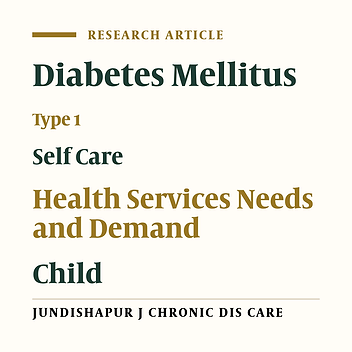 Self-Care Performance in Children and Adolescents With Type 1 Diabetes Mellitus