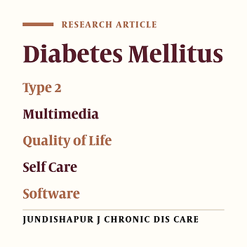 Self-Care Program With Multimedia Software Support Effect on Quality of Life in Patients With Diabetes Type II