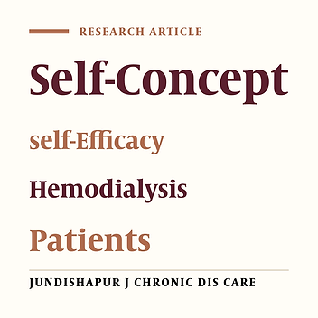 The Association Between Self-Concept and Self-Efficacy in Patients Under Treatment by Hemodialysis