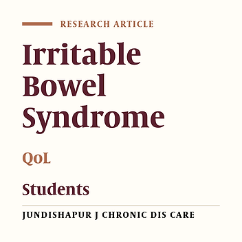 Relationship Between Student QoL With Irritable Bowel Syndrome and Related Factors at Ahvaz Jundishapur University of Medical Sciences