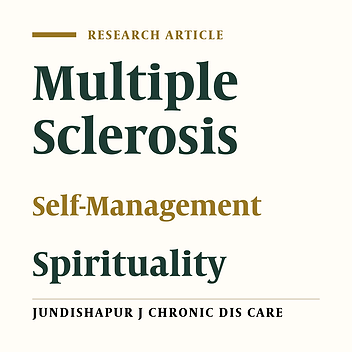 Relationship Between Spiritual Well-Being and Self-Management Among Iranian People With Multiple Sclerosis
