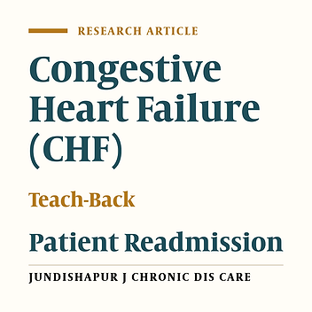 The Effects of Group Education With the Teach-Back Method on Hospital Readmission Rates of Heart Failure Patients