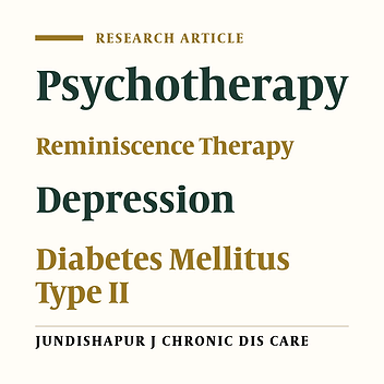 The Effect of Group Reminiscence Therapy on Depression in Women With Type II Diabetes