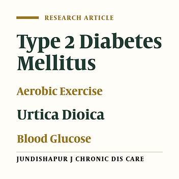 Glycemic Control by Exercise and Urtica Dioica Supplements in Men With Type 2 Diabetes
