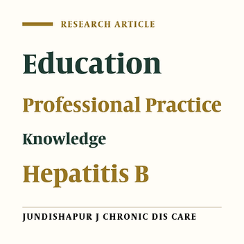 Effectiveness of the Professional Collaboration of Care-Centered Model (PCCC) on the Knowledge of Patients with Hepatitis B Regarding Preventive Behaviors