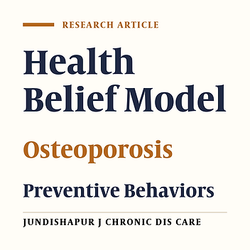 The Effect of Education Based on the Health Belief Model on Osteoporosis Prevention Behaviors in Female High School Students