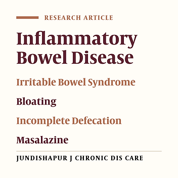 Low Dose Mesalazine Plus Bismuth Regimen and Symptoms of Irritable Bowel Syndrome in Patients with Bloating: A Quasi-Experimental Study