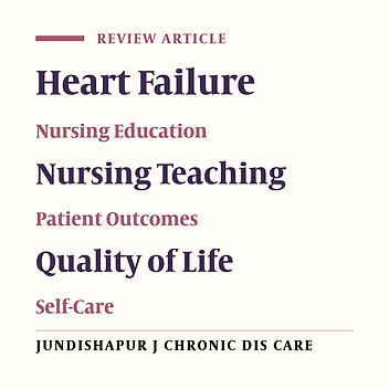 The Effectiveness of Nursing Education on Clinical Outcomes of Patients With Heart Failure: A Systematic Review