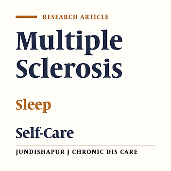 Effect of a Program Based on the Orem Self-Care Model on Sleep Quality of Patients With Multiple Sclerosis