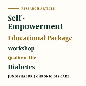 Comparison of Effectiveness of Self-Empowerment Through Educational Package and Workshop in Quality of Life of Diabetic Patients