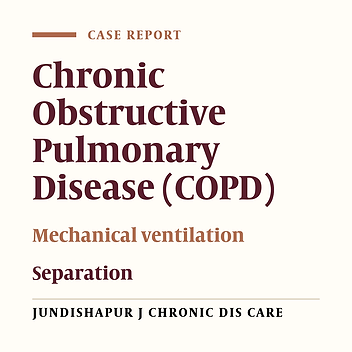 A Report of Separation From Mechanical Ventilation in a Patient With Chronic Obstructive Pulmonary Disease (COPD)