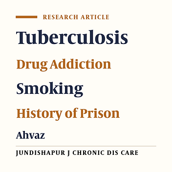 Epidemiologic Consideration of Tuberculosis in East Health Center of Ahvaz in 2010