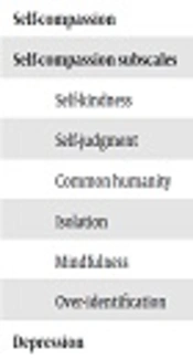 Relationship Between Self-Compassion and Depression in Cancer Patients Referring to the Oncology Ward of Shahid Baghaee Hospital in Ahvaz, Iran
