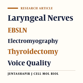 The Value of Identifying External Branch of Superior Laryngeal Nerve in Post-Operative Voice Performance: A Randomized Clinical Trial