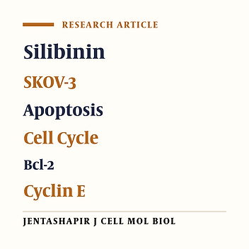 Silibinin Induces Apoptosis and G2/M Cell Cycle Arrest in Human Ovarian Cancer SKOV-3 Cell Line