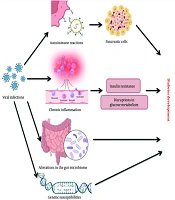 Cover image of the article: From the Shadow of Virus Infection to Darkness of the Diabetes