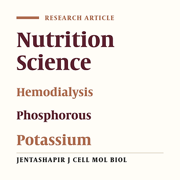 Evaluation of Nutritional Knowledge in Terms of Dietary Sources of Protein, Phosphorous, Potassium and Fluids Restriction in Hemodialysis Patients