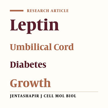 Comparison of the Blood Level OF Leptin in Umbilical Cord of Newborns of Mothers With Gestational Diabetes and Normal Mothers and Its Relationship With Growth Indices of Newborns