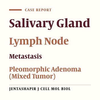 Benign Metastasizing Pleomorphic Adenoma: A Case Report