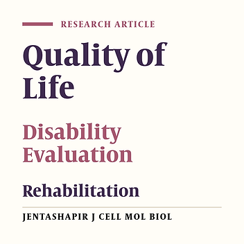 The Effect of Community-Based Rehabilitation Program on Quality of Life of People With Physical Disability in Bostanabad, Tabriz, Iran
