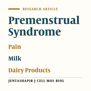 The Relationship Between Premenstrual Syndrome and Food Patterns in University Student Girls