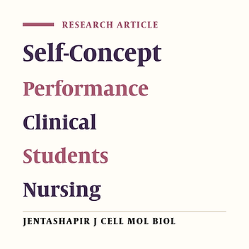 Study of the Relationship Between Nurse Self-Concept and Clinical Performance Among Nursing Students