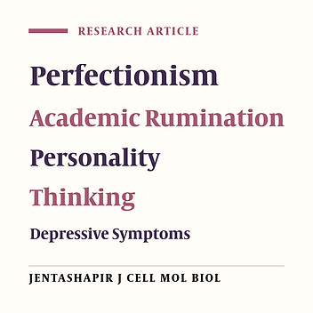 The Relationship Between Positive and Negative Perfectionism and Depressive Symptoms: The Role of Academic Rumination