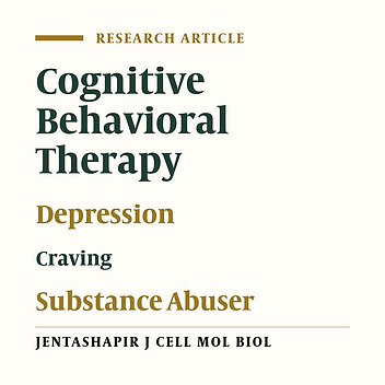 Effectiveness of Cognitive-Behavior Therapy on Depression and Craving Beliefs of Abusers Under Methadone Maintenance Treatment