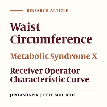 Cut-Off Point of Waist Circumference Used for the Diagnosis of Metabolic Syndrome Among Adult Population in Ahvaz, Southwestern Iran