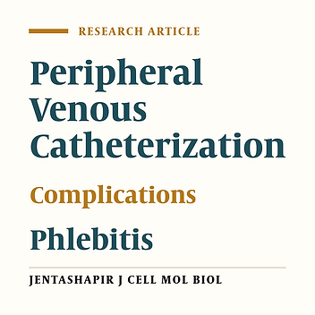 Survey of Complications of Peripheral Venous Catheterization at an Intensive Care Unit of (ICU) of Susa City