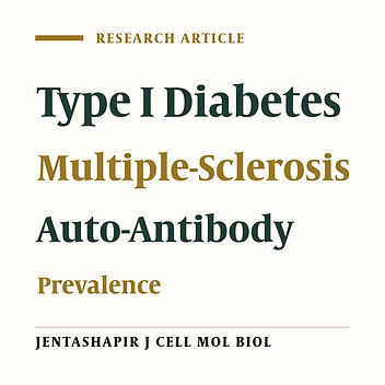 Prevalence of Diabetes Type 1 in Patients Suffered From Multiple Sclerosis