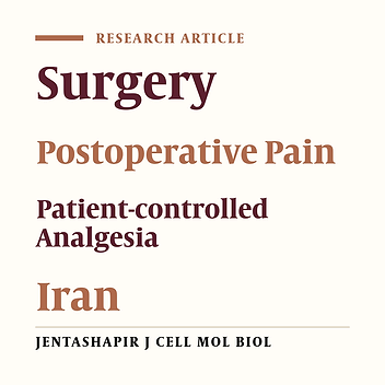 The Effect of Patient-controlled Analgesia on Intensity of Postoperative Pain in Abdominal Surgeries